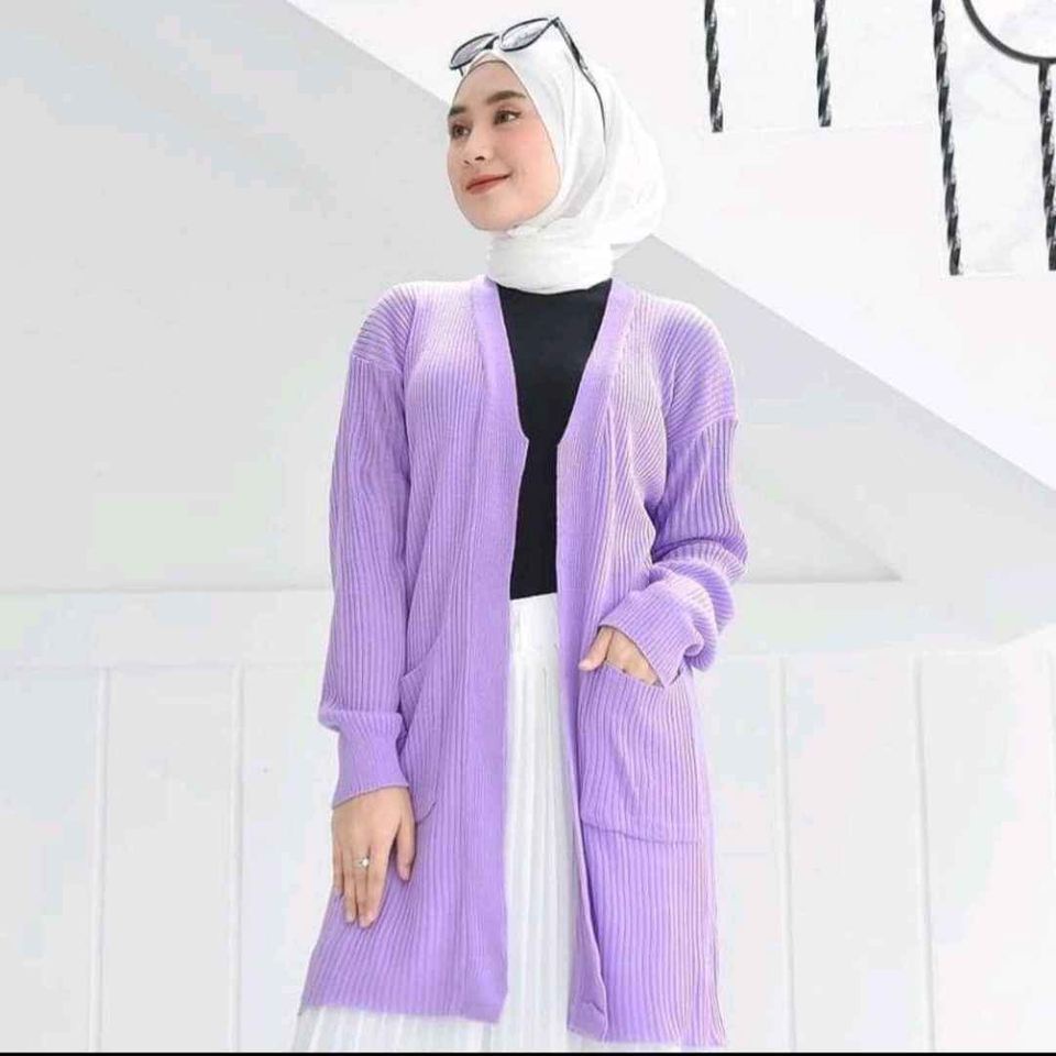 Long Cardy Belle Oversize Cardigan Rajut