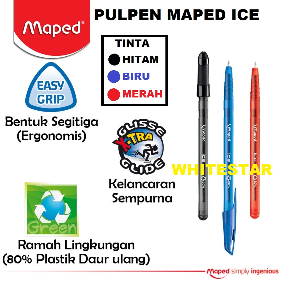 

pulpen / bolpen / pen maped ice