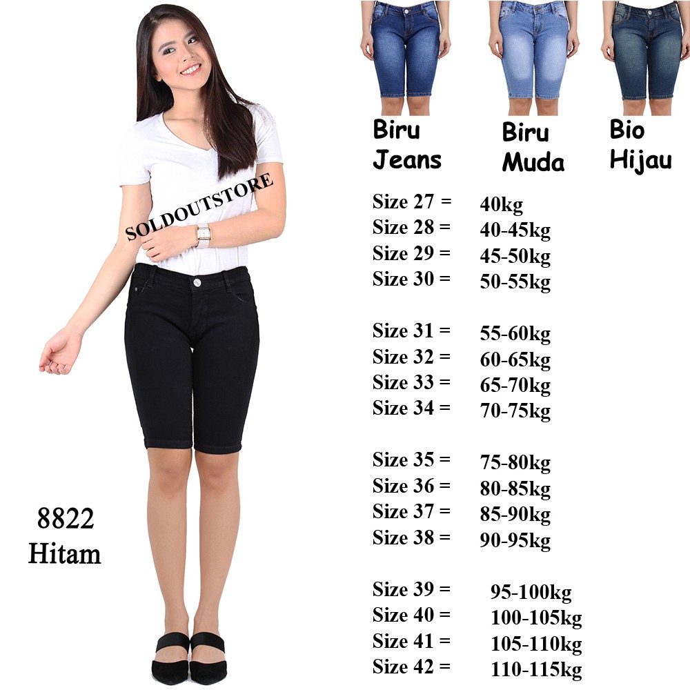 CELANA PENDEK JEANS WANITA 3 4 JUMBO GEMUK PAHA PINGGUL CELANA PENDEK JEANS WANITA 3 4 JUMBO GEMUK PAHA PINGGUL