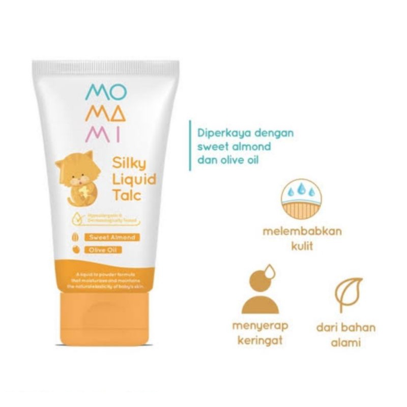 Momami Silky Liquid Talc 125ml