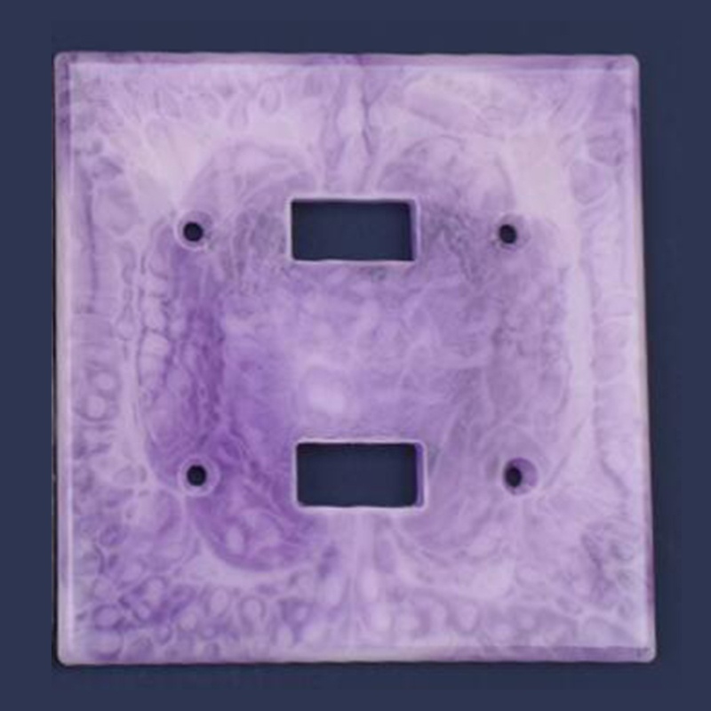 SIY  DIY Crafts Epoxy Resin Mold USB Socket Panel Light Switch Cover Silicone Mould