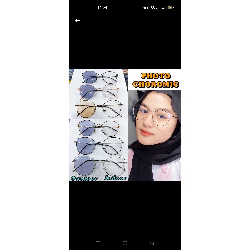 kacamata photocromic model mata kucing