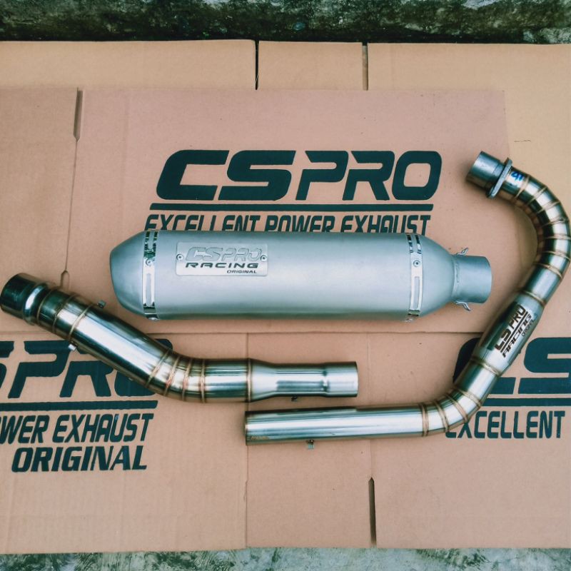 CS PRO RACING ORIGINAL KNALPOT RACING MEGAPRO TIGER SCORPIO GL PRO CB HEREX NOT CKC WRX BEST3 BASS