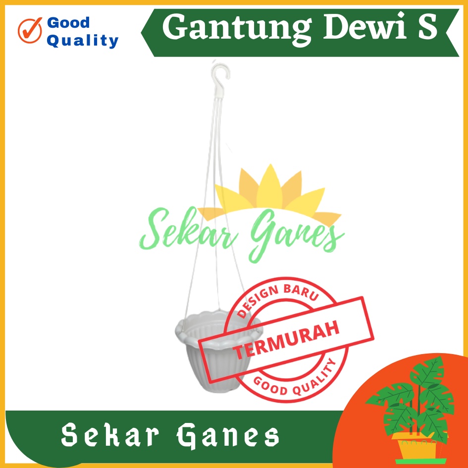 POT GANTUNG RENDA PUTIH/ POT TANAMAN GANTUNG - POT GANTUNG RENDA 20 DIAMETER 20 CM WARNA PUTIH BAHAN BERKUALITAS - POT GANTUNG 20 PUTIH  Pot Bunga Gantung Murah Grosir Unik Plastik Putih