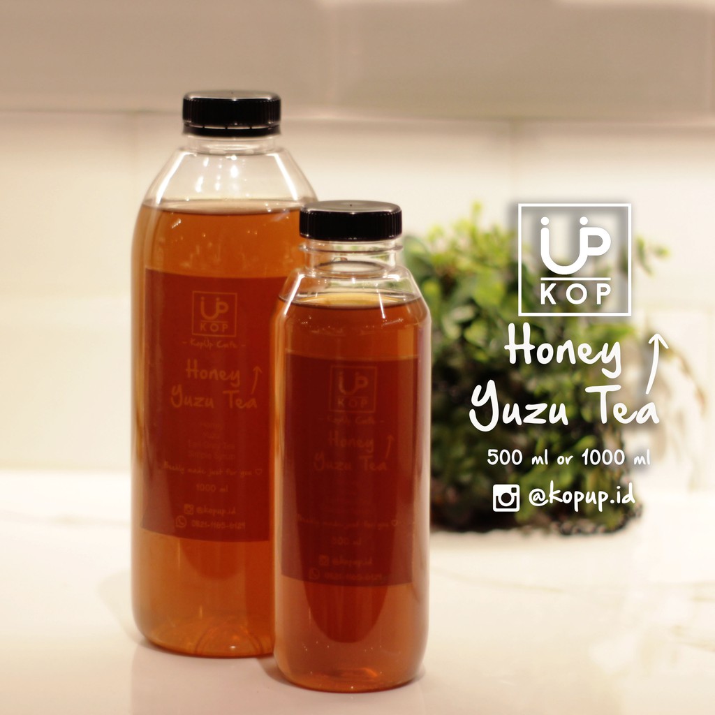 Jual HONEY YUZU TEA 500 ML TEH HITAM MADU YUZU MINUMAN BOTOL JERUK