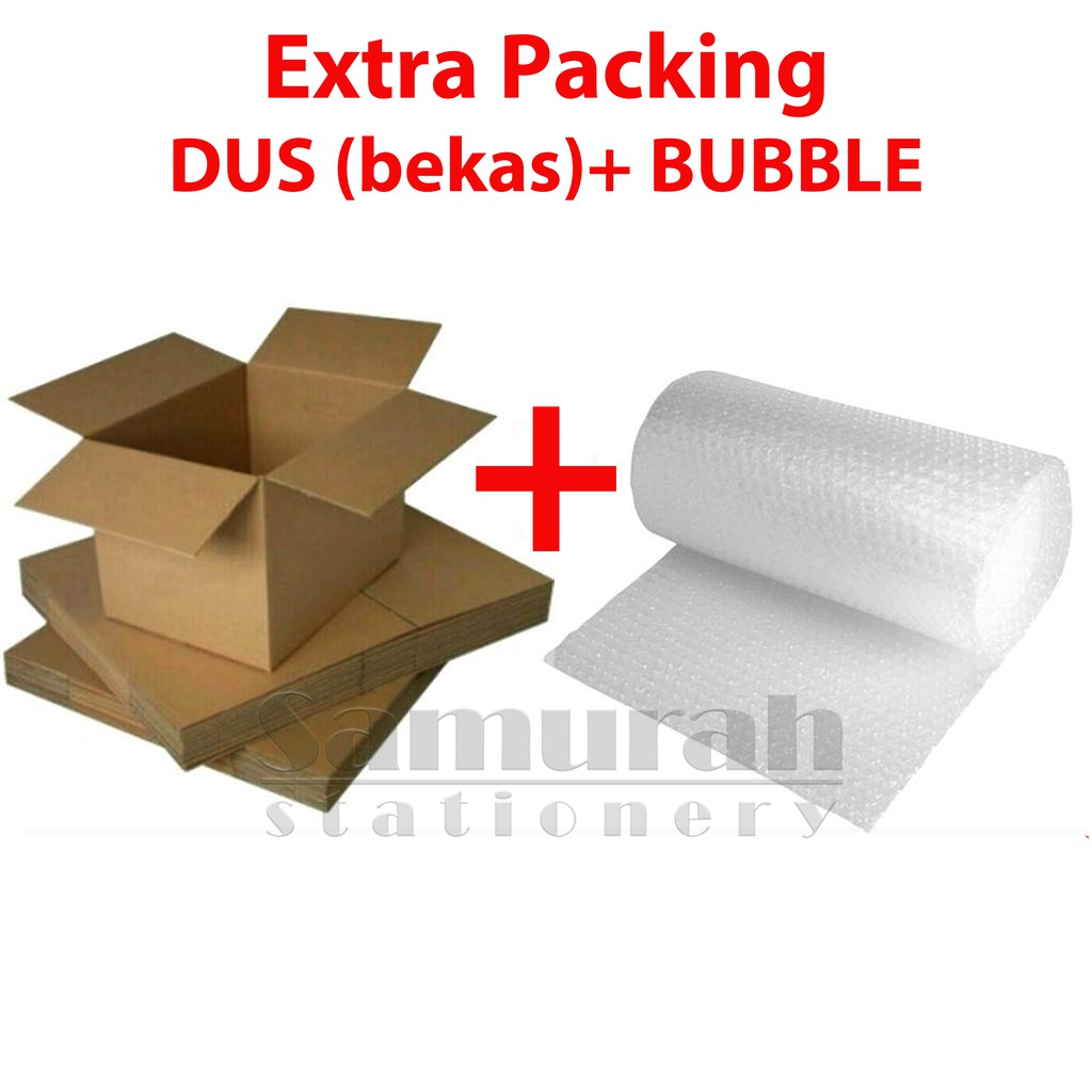 

Extra Bubble Wrap + Dus Untuk Packing lebih aman