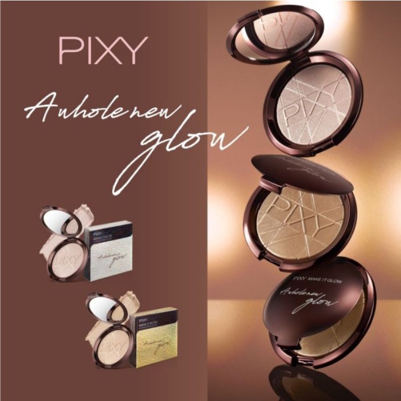 ★ BB ★ PIXY Make It Glow A Whole New Glow Shinning Gold - Shimmering White