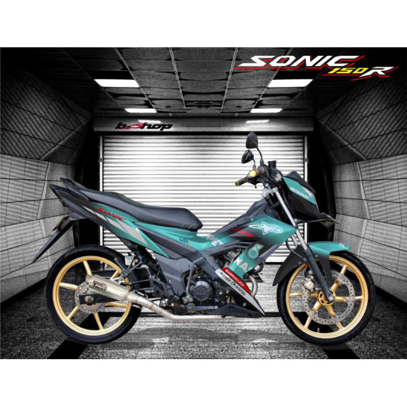 Decal sonic 150 full body Striping motor sonic 150r full motif grafis elegant Sticker decal sonic