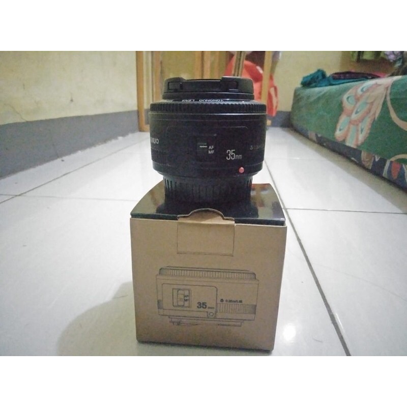 ready LENSA YONGNUO 35MM FOR CANON