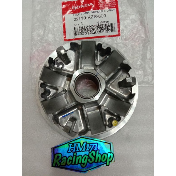 rumah roller bubut custom pulley racing vario125 old kode KZR sudah kerok jalur roller