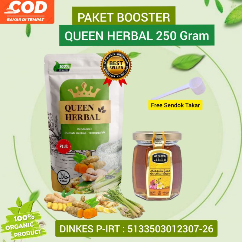 

Ramuan Queen Herbal PLUS JSR Dr. Zaidul Akbar 250 gram untuk Asam lambung dan Maag Kronis
