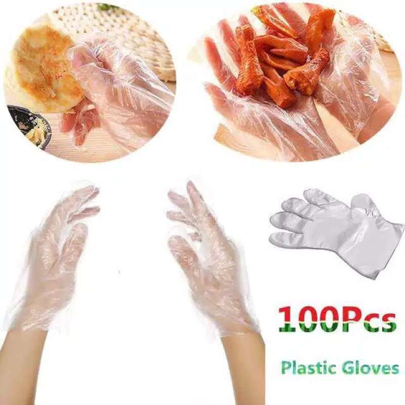 Sarung Tangan Plastik Masak Sekali Pakai Bagus Food Grade Tahan Air Pelindung Tangan Safety