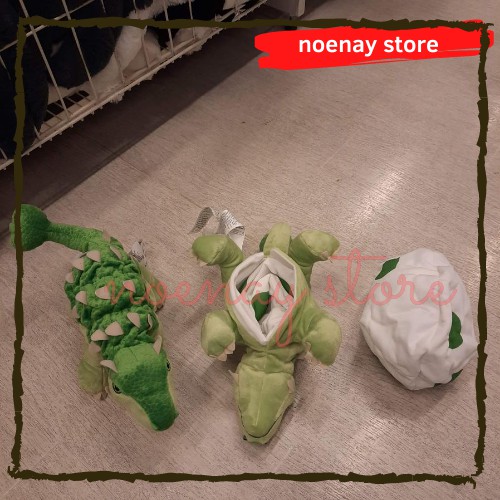 Boneka IK3A Dinosaur Ankylosaurus Bisa Jadi Telur Lucu