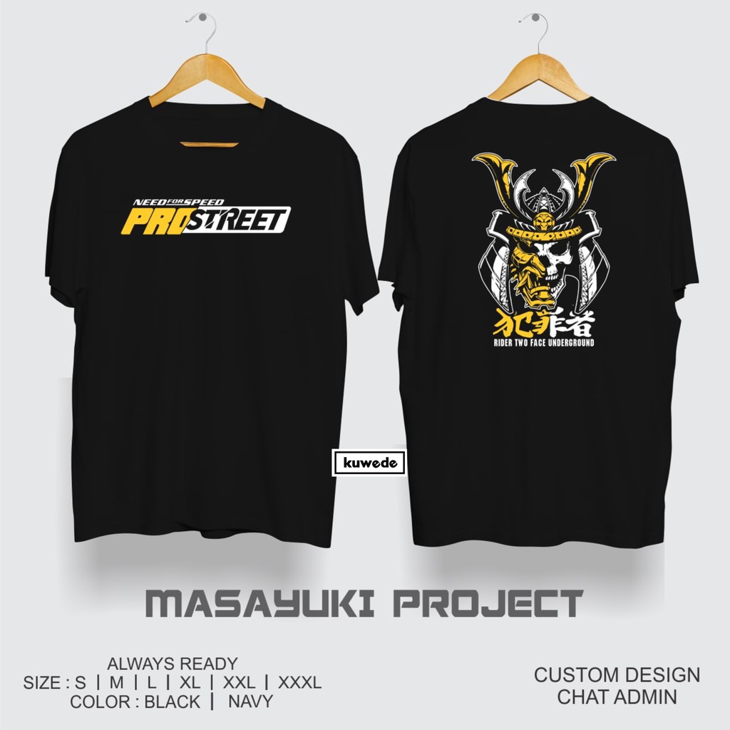 KAOS PROSTREET TWO FACE DEVIL | T-SHIRT SUPERMOTO PROSTREET TWO FACE DEVIL