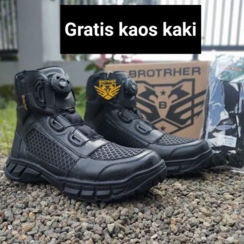 ⭐️⭐️⭐️⭐️⭐️SEPATU PDL TALI PUTAR SARANG TAWON LIBRA PENDEK MERK BROTRHER KULIT SAPI ASLI SEPATU PDL DINAS LAPANGAN TNI POLRI SECURITY SATPAM SEPATU PDL POLANTAS