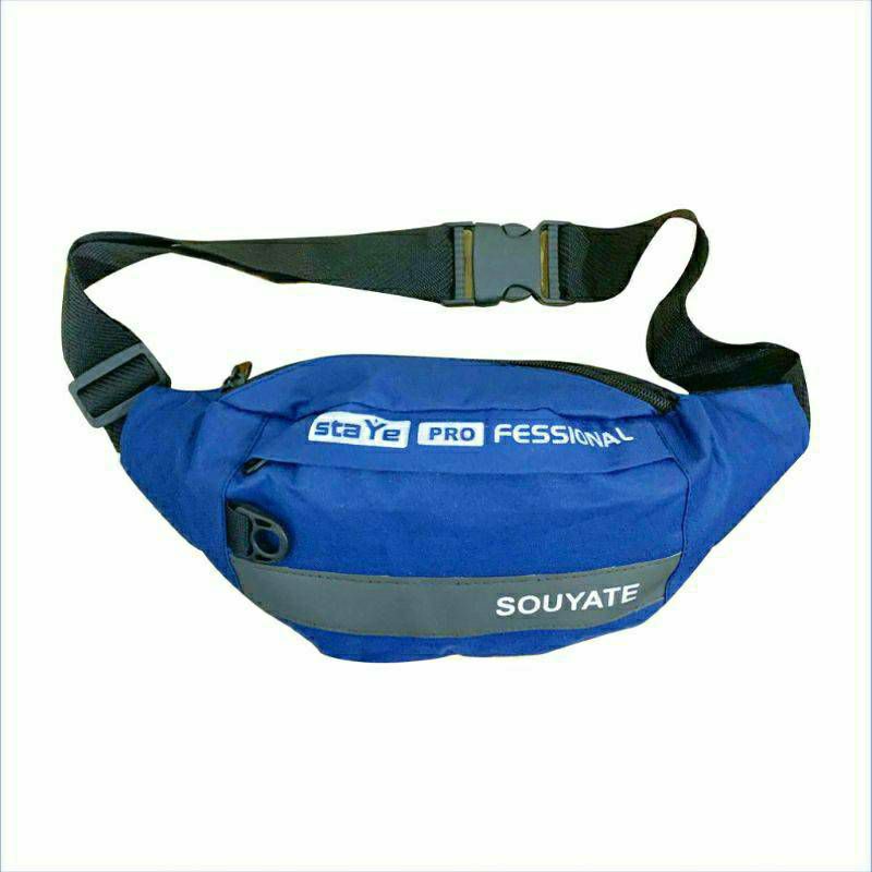 TAS PRIA SELEMPANG / WAISTBAG PRIA SOUYATE AQA0096 SABLON