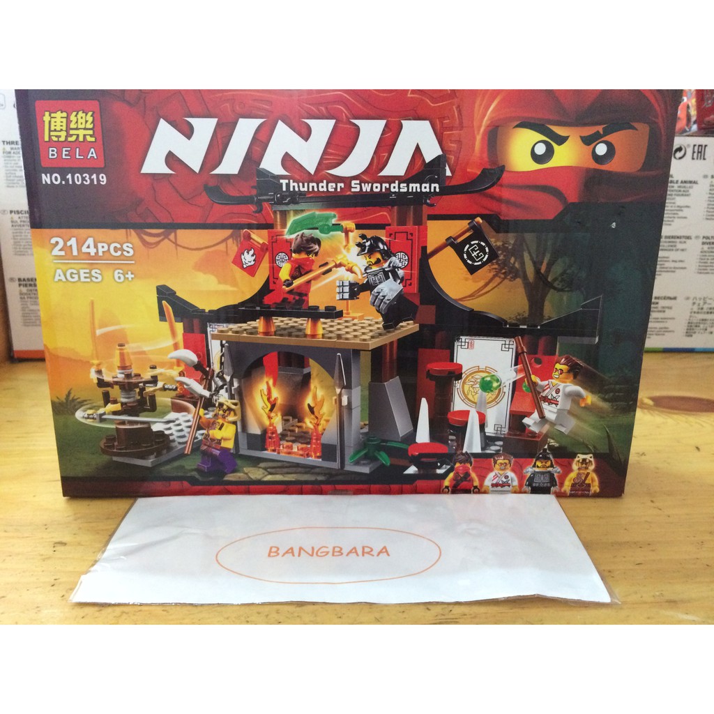 Lego Bela 10319 Ninja Thunder Sowrdsman 214Pcs