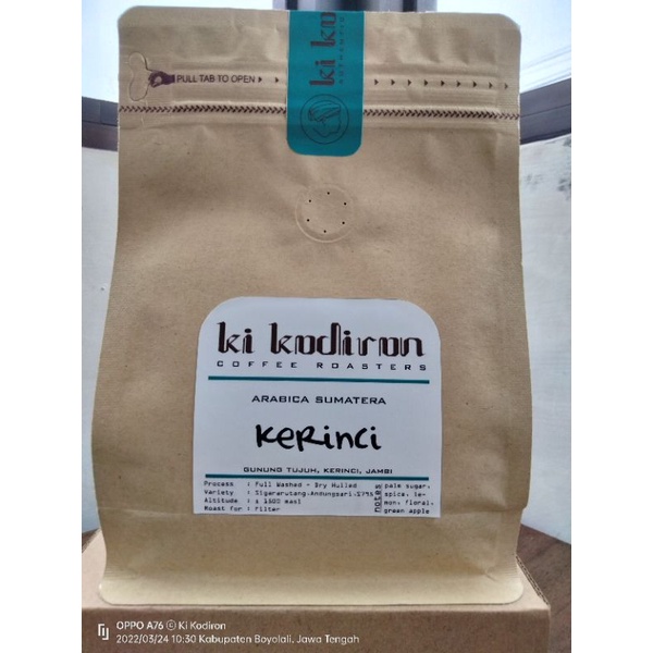 

Kopi Arabica Kerinci Full Washed 250gr