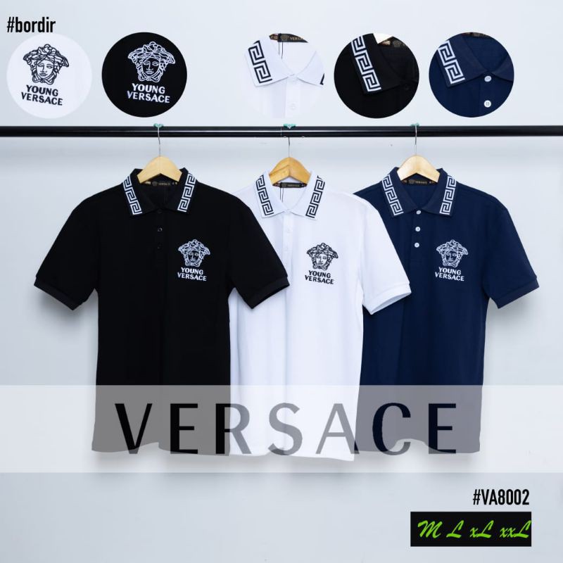 KAOS KERAH VERSACE PREMIUM IMPORT
