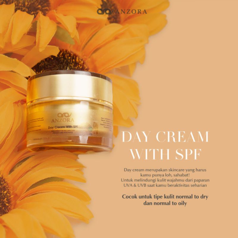 Day cream glow Anzora/Anzora/Skincare anzora/day krim glow Anzora/day cream glow ECER/ECER day krim/