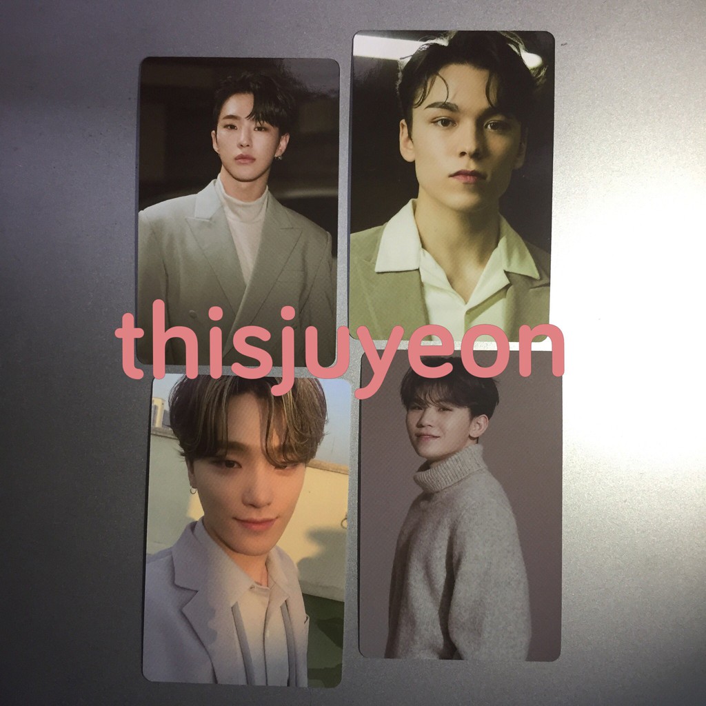SEVENTEEN Incomplete Trading Card TC Hoshi Woozi Vernon Dino