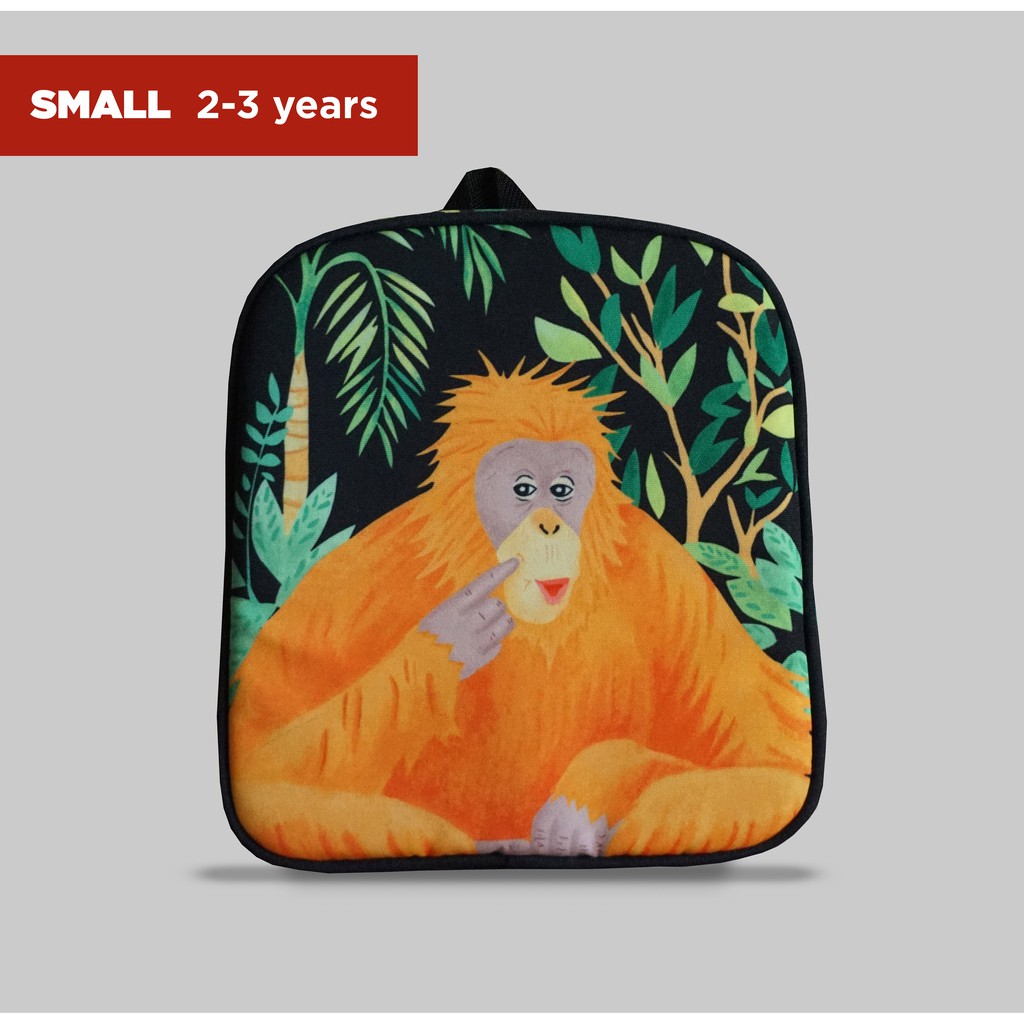 Kids Backpack / Bag / Tas Ransel Anak 2-3 tahun - Orang Utan