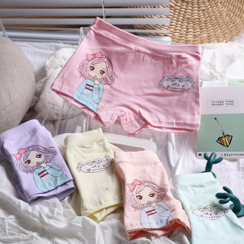 COD Termurah CD Kancut Celana Dalam Boxer Bokser Anak Perempuan Cewek Bayi Balita Kids Katun Murah