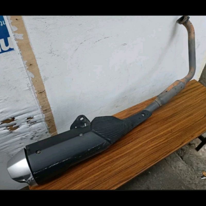 knalpot standar yamaha r15 v2 original seken