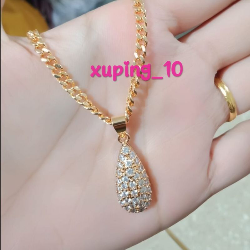 Kalung xuping set liontin perhiasan fashion wanita dewasa KL2102