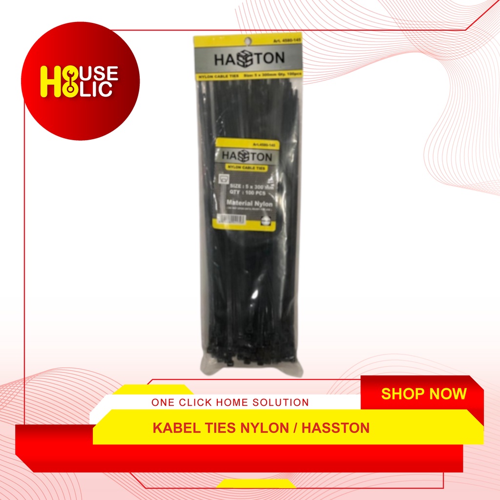 Nylon Cable Ties 30 Cm / Kabel Tie Cabel Tis 30cm / Klip Kabel Hasston