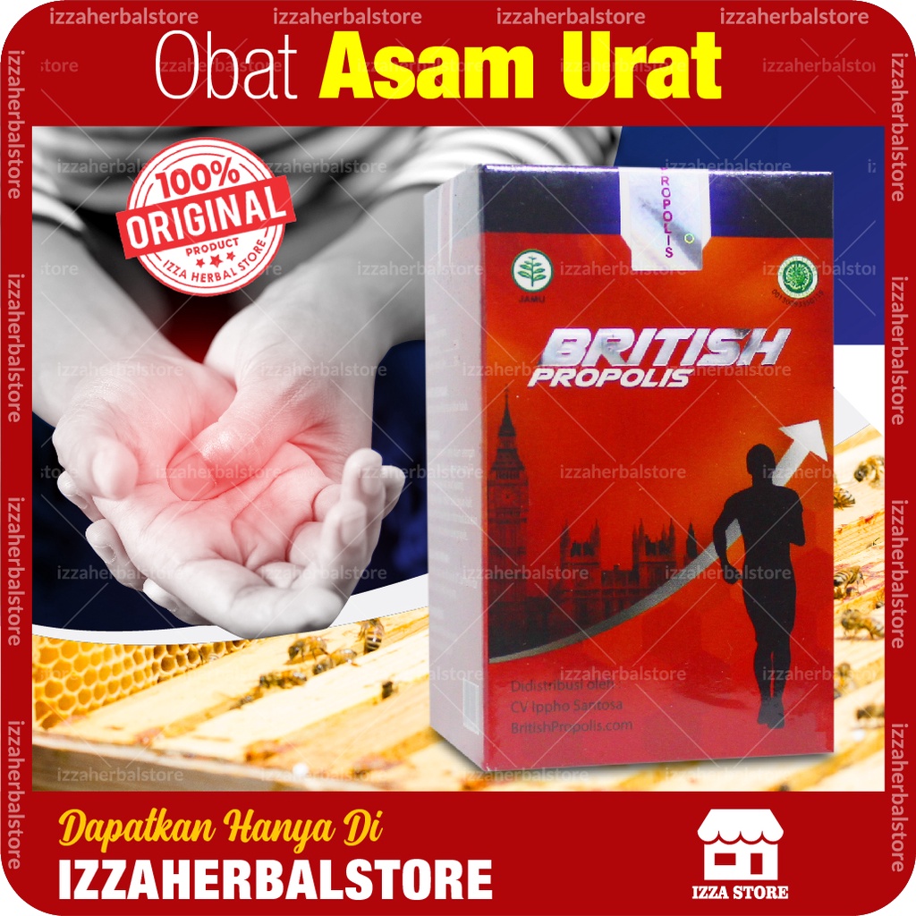 Obat Asam Urat British Propolis Netto 6 ml Atasi Asam Urat Dan Kolesterol Nyeri Sendi Paling Ampuh