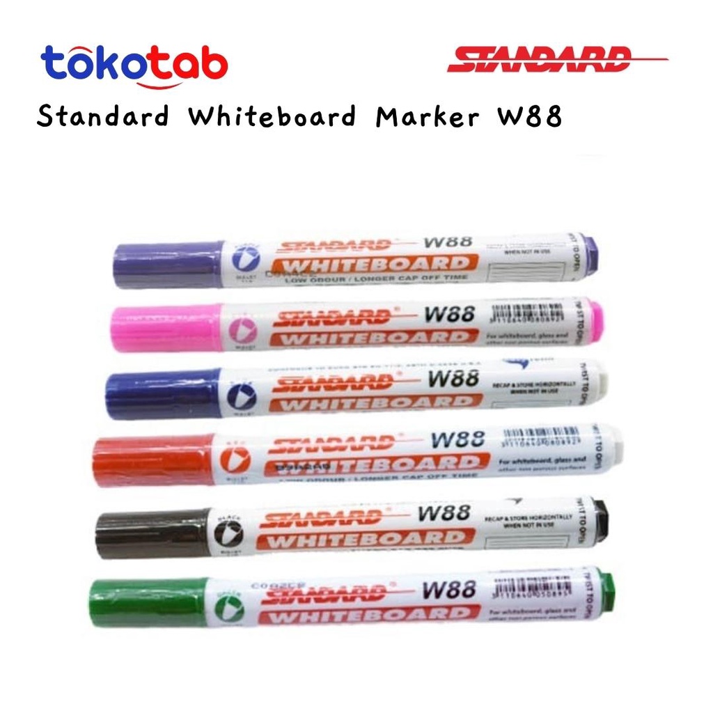 

Tokotab - Spidol Whiteboard STANDARD W88 Aneka Warna