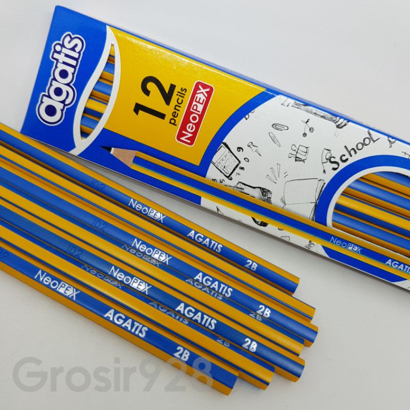 

(Per 12) Pencil / Pensil Kayu Agatis NeoPex 2B Hexagonal