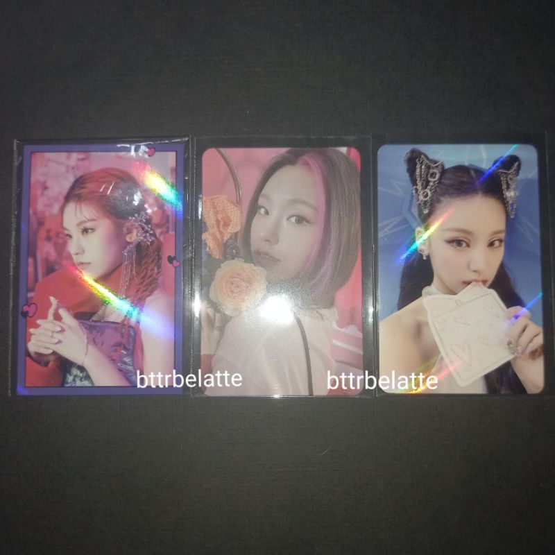 PC Photocard Yeji ITZY Guess Who Crazy In Love WD Withdrama Benefit Selca Bunga