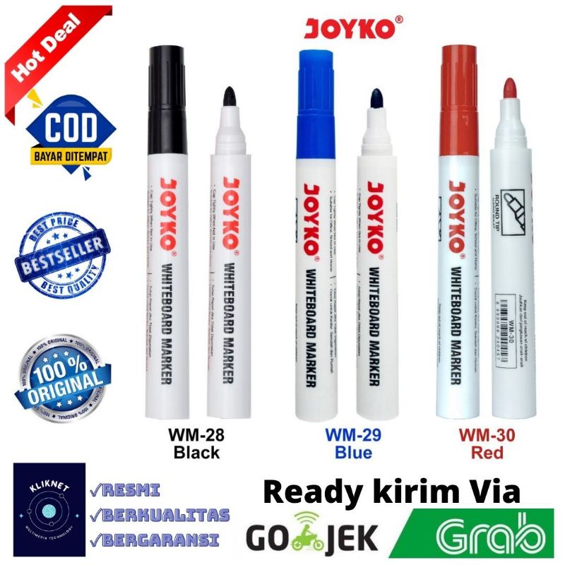 

Whiteboard Marker Spidol Papan Putih JOYKO