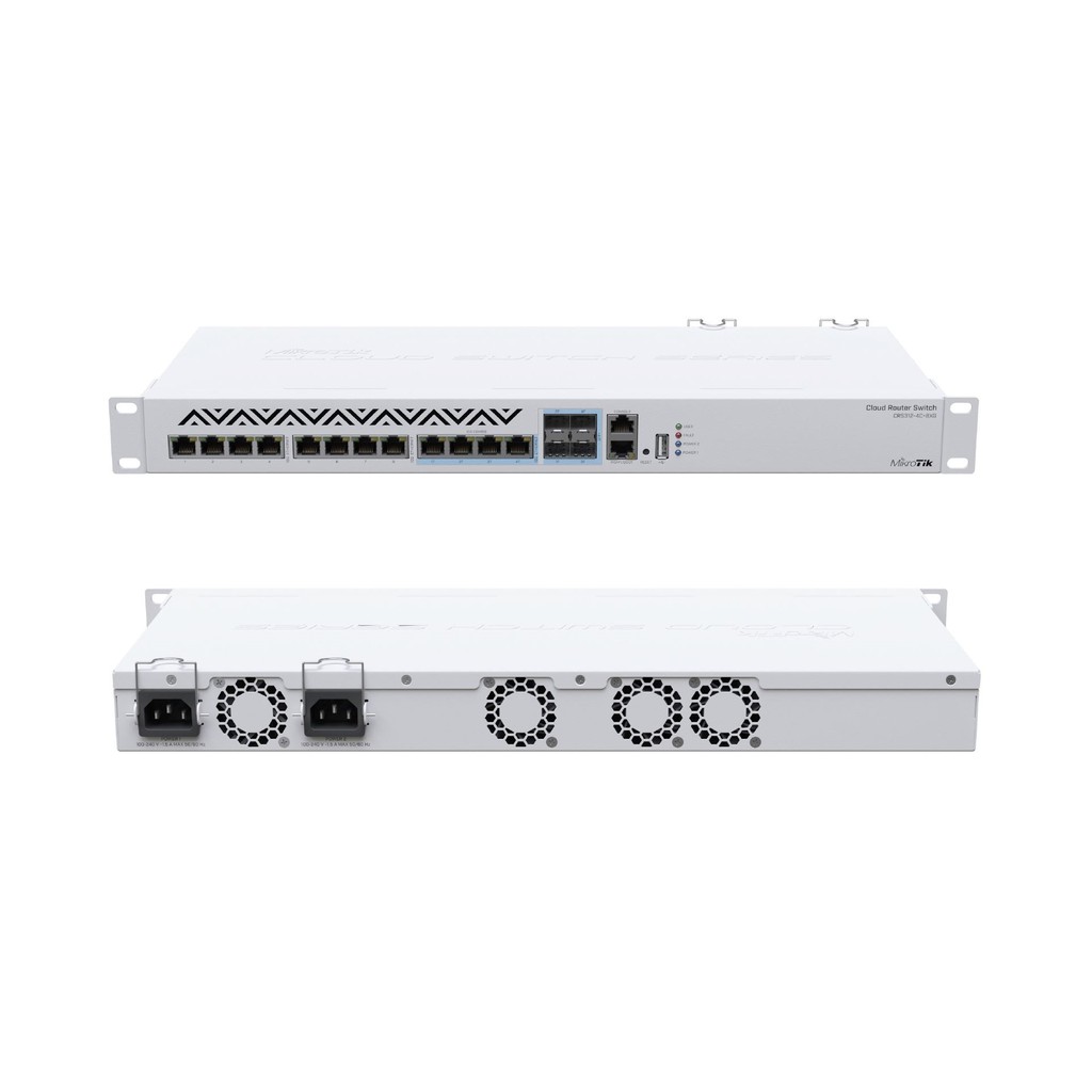 MikroTik CRS 312 4C+ 8XG RM CRS312-4C+8XG-RM