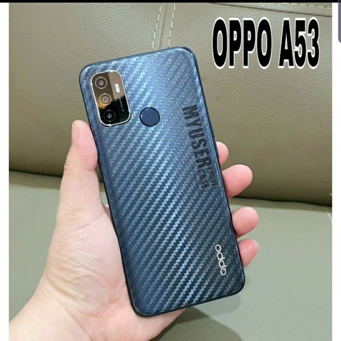 OPPO A77S A17K A17 A57 4G A31 A53 A33 A52 A92 A91 A5 2020 A9 2020 ANTI GORES BELAKANG CARBON SCREEN GUARD SKIN BACK KARBON ANTI JAMUR TRANSPARAN PELINDUNG BELAKANG