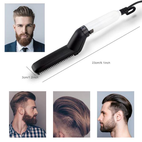 New Hair &amp; Beard Straightener for Men Catok Sisir Styling Pelurus Rambut dan Jenggot Pria