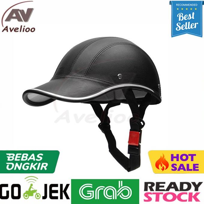 Helm Catok Sepeda MTB Gowes Skuter Motor Model Topi Baseball Cap Ori