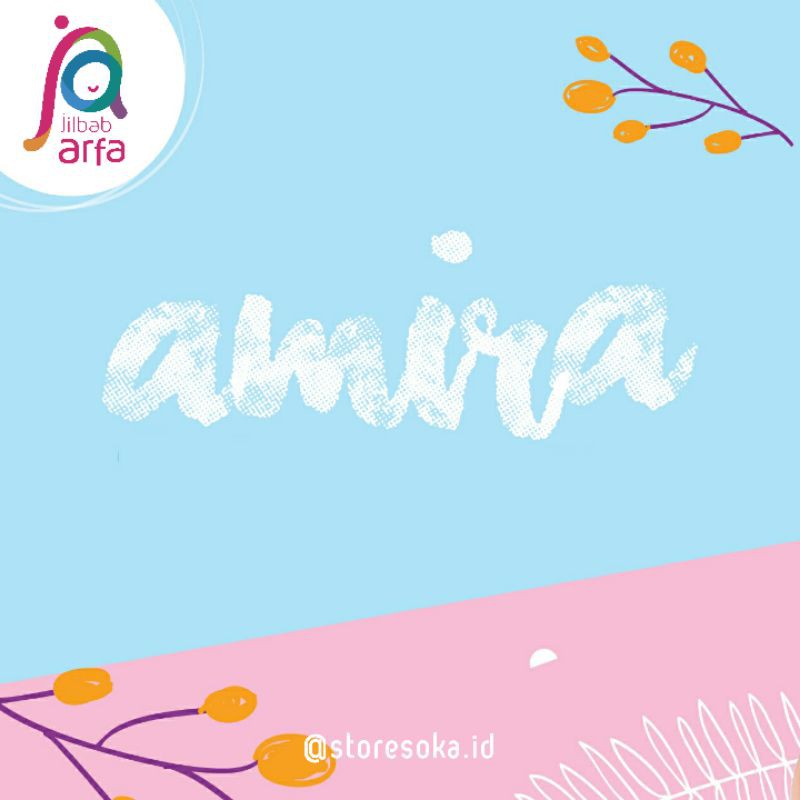 Jilbab Afra ( Jilbab Arfa ) Bergo Amira Pet Antem Size M - Jilbab Instan Bahan Kaos Adem dan Lembut