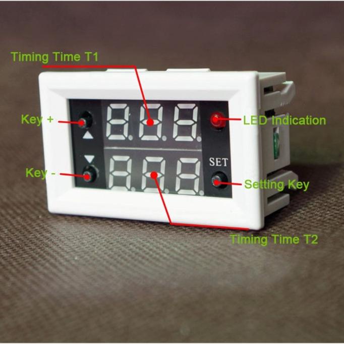 More Relay 12V Digital LED 0-999 Delay Relay Modul Timer Relay