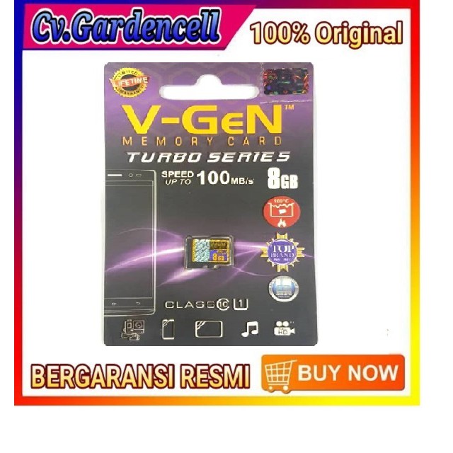 V-GEN 8GB TURBO CLASS 10 ORIGINAL