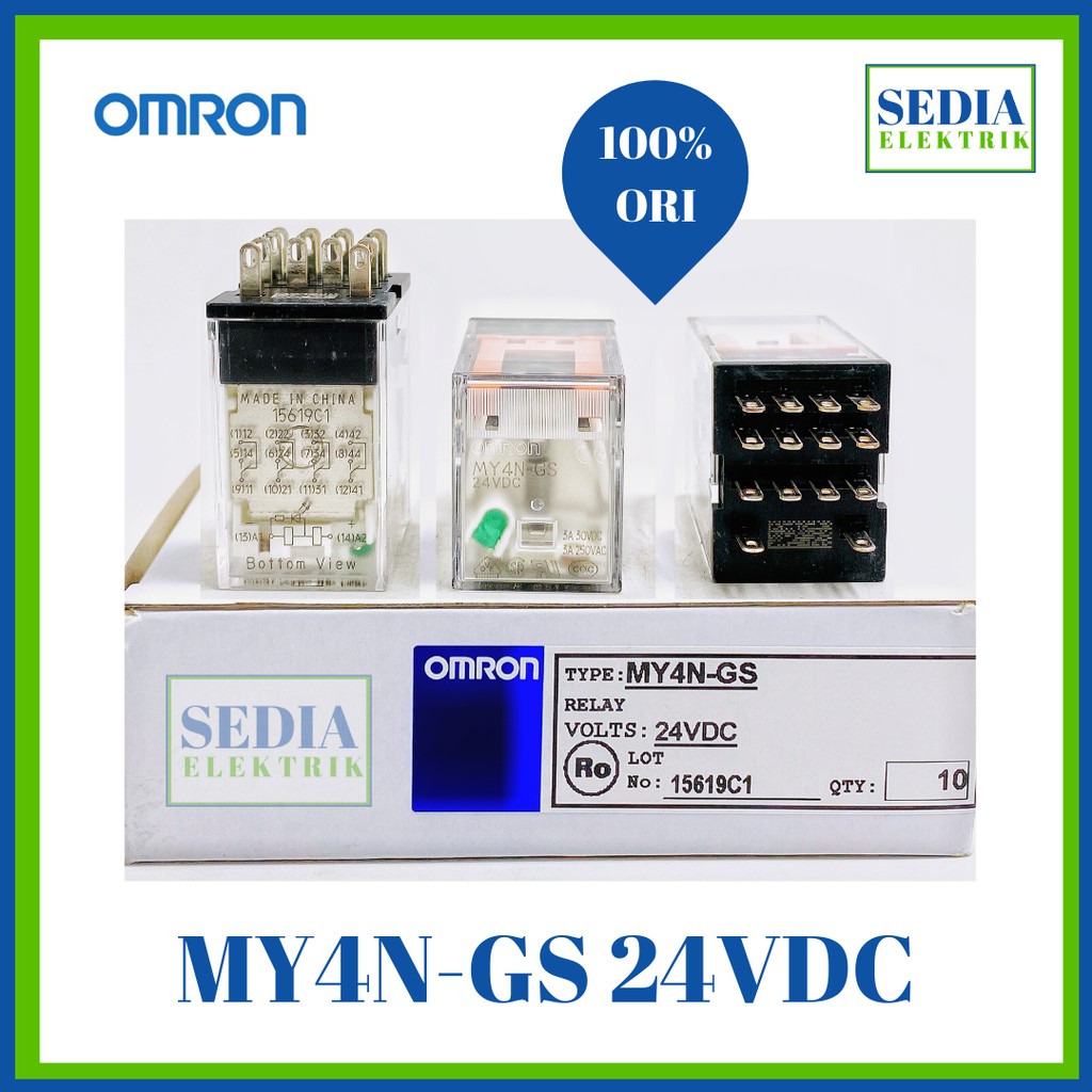 Relay Omron MY4N-GS-24VDC MY4NGS 24VDC