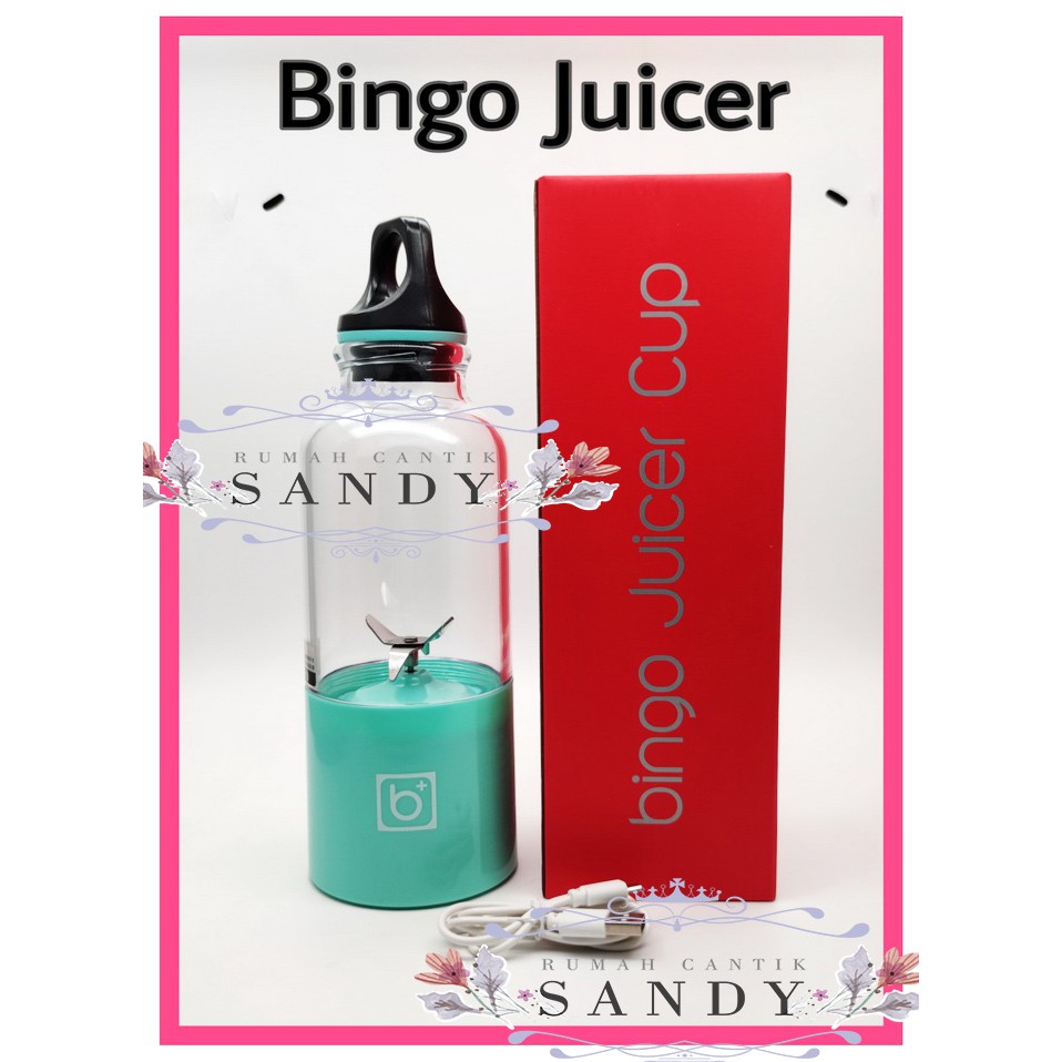 BINGO Juicer Portable ~ Alat Pembuat Jus Praktis ~ Batre + bisa di CAS