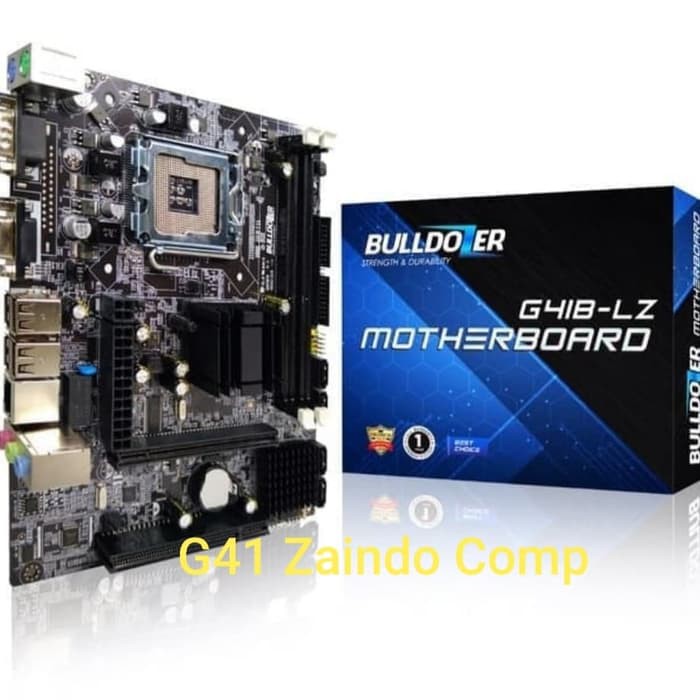 MOTHERBOARD INTEL G41 BULLDOZER G41 SOCKET 775 DDR3 GARANSI 1TH BARU