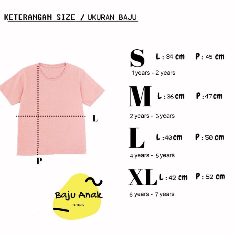 BAJU ANAK BTS CEWEK COWOK KAOS KATUN ANAK S M L XL PILIH WARNA