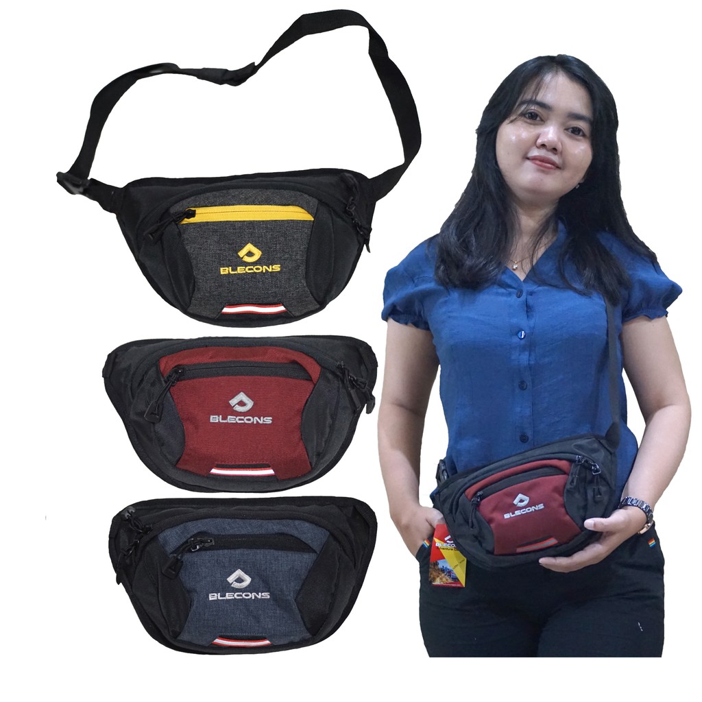 waistbag tas pinggang tas selempang blecons blecon adventure vegan