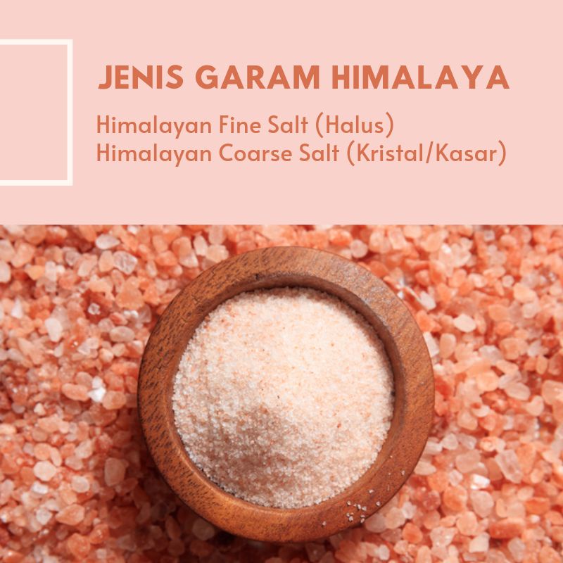 Garam Himalaya Kristal Kasar Himalayan Rock Salt Coarse 500 Gram