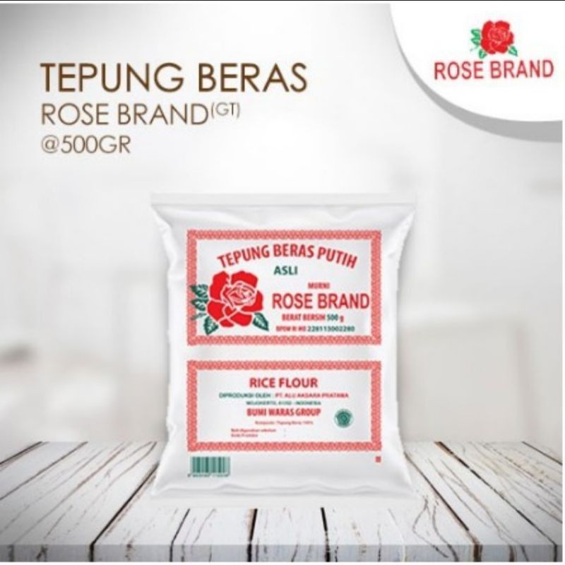 

Tepung Beras Putih Rose Brand 500Gram