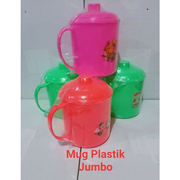 Mug Plastik Jumbo